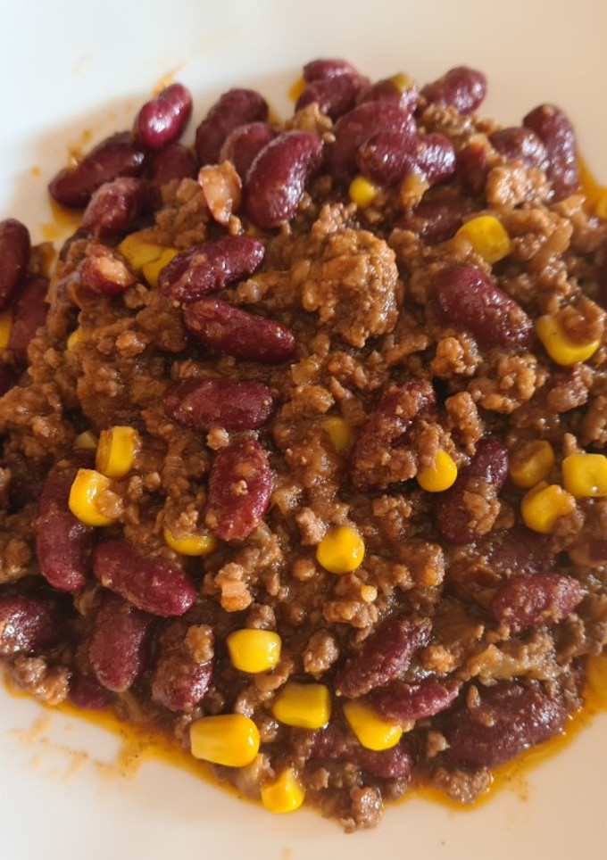 Una foto de 🇲🇽 Chili con carne 🇲🇽