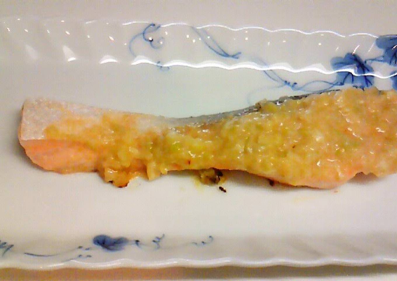 Easy! Salmon Fried in Leek Miso Paste