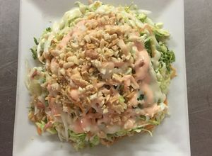 Hình của món Salad rau trộn mật ong sữa ông thọ sốt mayonnaise nước cốt chanh.