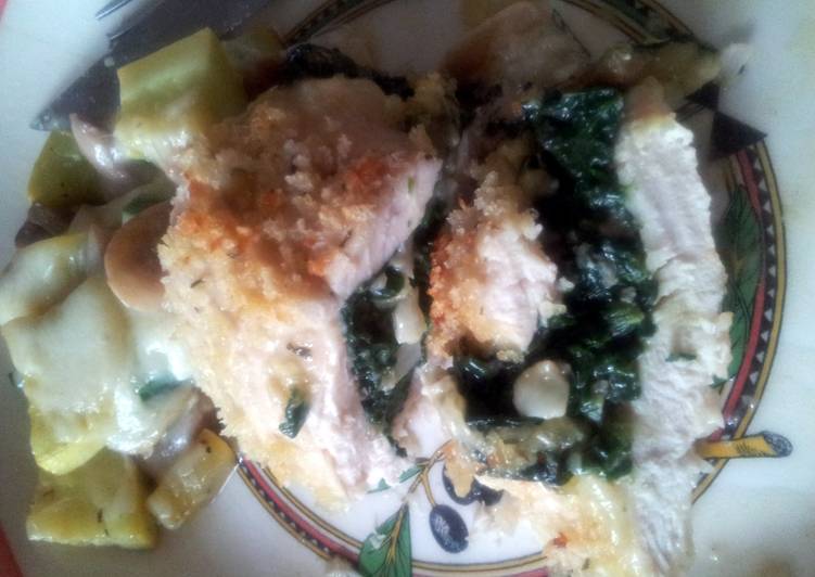 Stuffed chicken breast