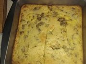 A picture of cornbread casserole