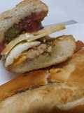 Bocadillo de Berenjena y Pollo a la Plancha