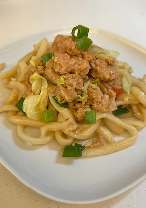 全素新豬肉炒烏龍 的食譜成品照片