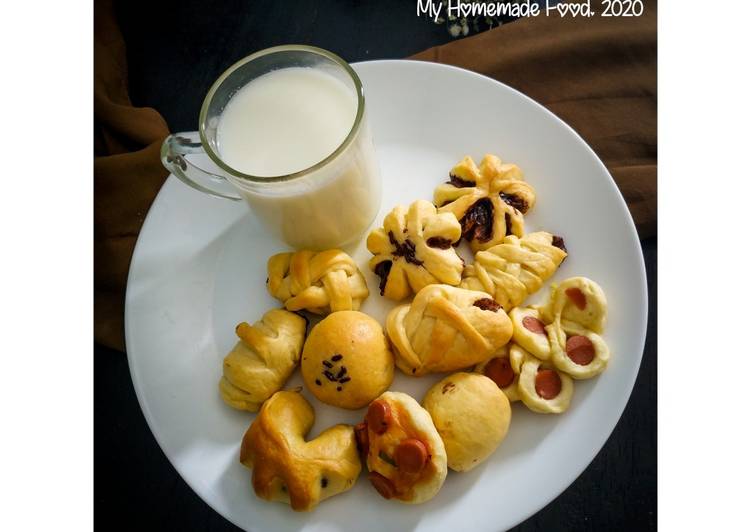 makanan Roti Unyil (sponge &amp; dough methode) yang Enak Banget