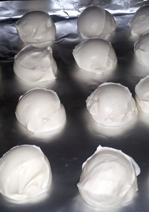 A picture of Vanilla "fat bombs" - low carb.