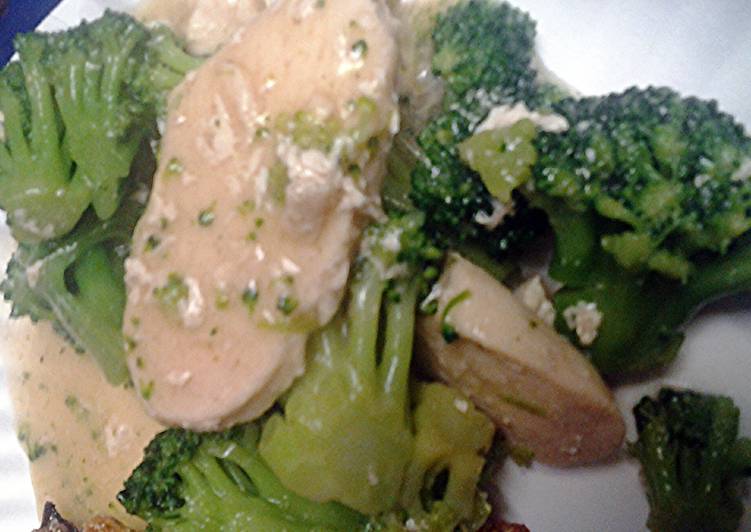 Chicken and broccoli