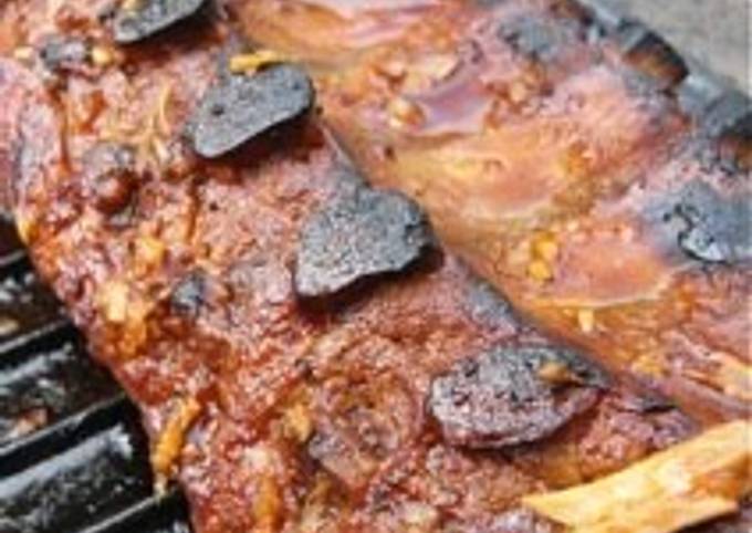 Pork Spare Ribs with Barbecue Sauce