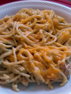 A picture of Chicken Spaghetti.