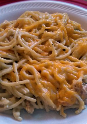 A picture of Chicken Spaghetti.