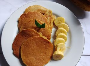 Foto resep Ide Bekal: Banana Pancake Gluten Free
