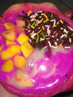 Foto resep °°Es Sup Buah Naga Manggo°°