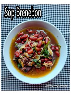 Foto resep Sup Brenebon/ sup kacang merah