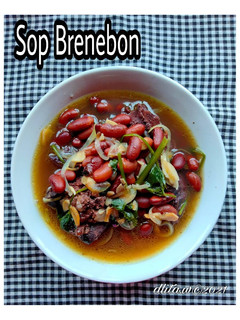 Foto resep Sup Brenebon/ sup kacang merah
