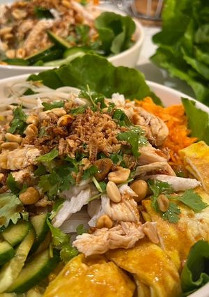 Zdjęcie przepisu Bowl po wietnamsku bez smażenia 🇻🇳.
