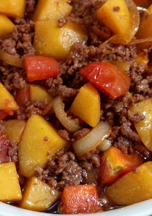 Foto resep Semur Daging Sapi Cincang Kentang Ala Mama
