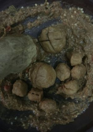 Foto resep Bakso penyet