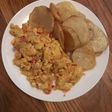 Fried Egg & Fried Sweet Potatoes