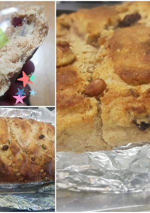 A picture of Dried fruit bread loaf.