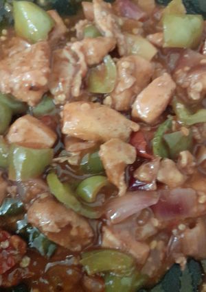 A picture of Chicken manchurian.