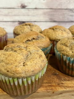 Diós banános muffin recept fotója