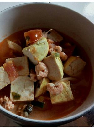 Foto resep Tomyam seafood nanas (simpel)