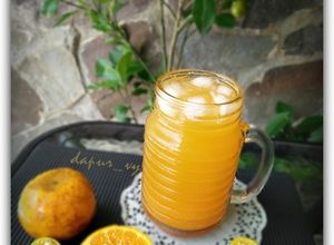 Foto resep ES Sari JERUK Murni (Lemon Cui mix Jeruk manis)