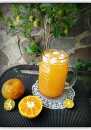 Foto resep ES Sari JERUK Murni (Lemon Cui mix Jeruk manis)