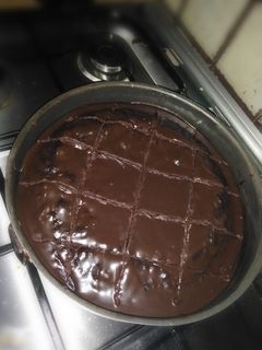 صورة لوصفة كيكة الشوكولاته