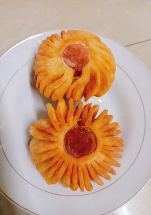 Hình của món Khoai tây lồng đèn.