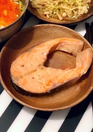 味噌燒三文魚 的食譜成品照片