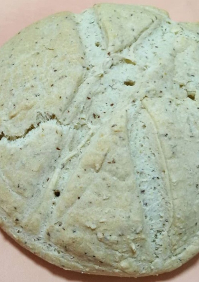 Una foto de Pan de campo con harina de garbanzos: sin gluten y vegan