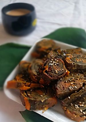 A picture of Gujarati patra.