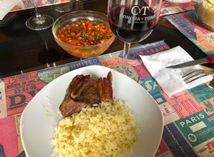 Una foto de Asado de tira al horno