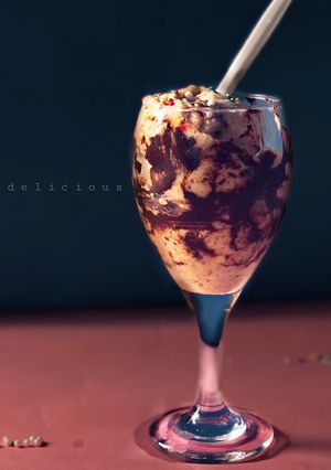Banana ice cream ainihin hoton girkin