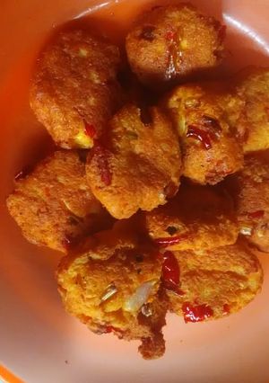 Foto resep Perkedel tahu kelapa