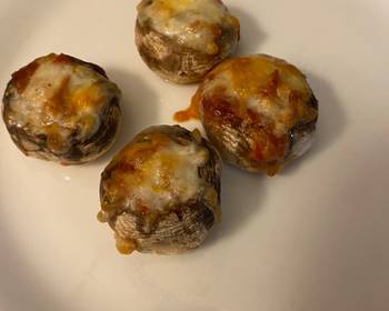 Easy Serving Recipe Stuffed pizza mushrooms Most Delicious