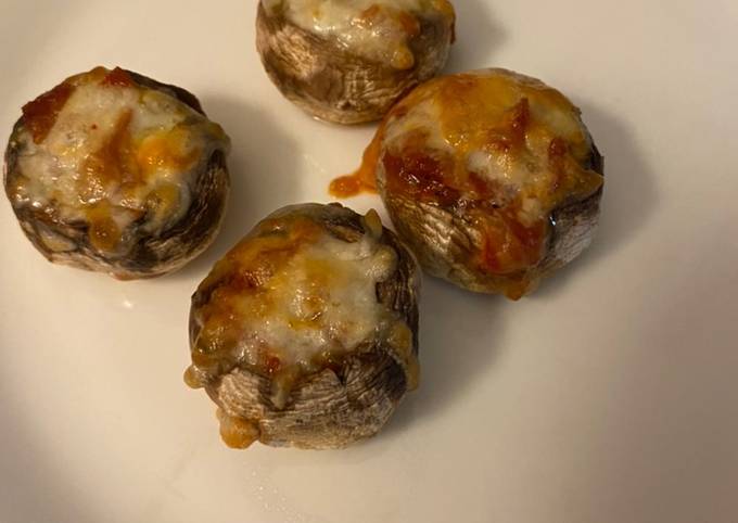 Easiest Way to Prepare Ultimate Stuffed pizza mushrooms