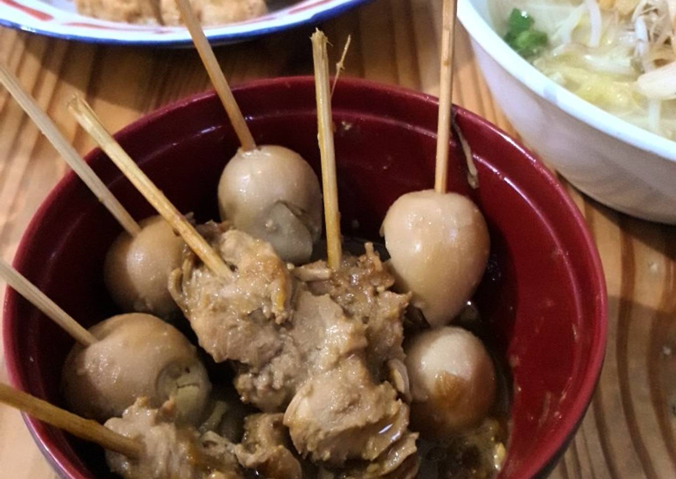 Sate teman soto