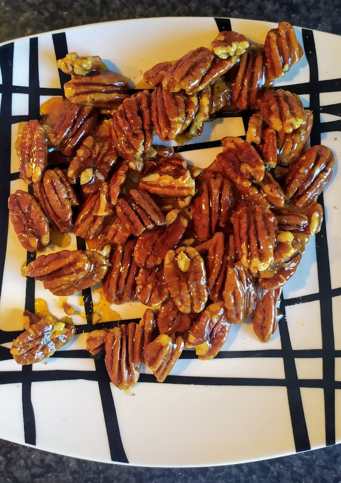 Una foto de Nueces pecanas caramelizadas