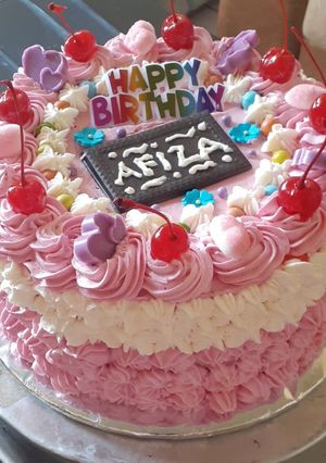 Foto resep Tart Ultah based cake brownies kukus