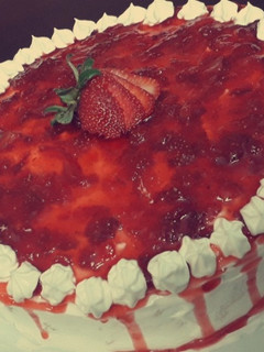 A picture of Strawberry cake.