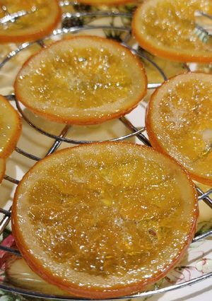 Una foto de Naranjas confitadas