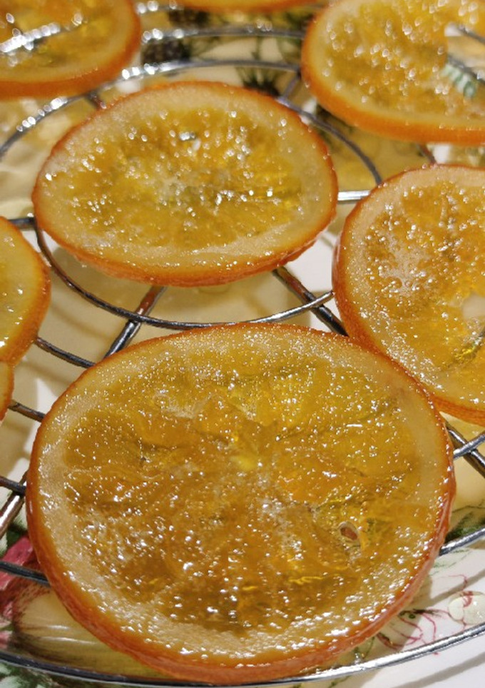 Una foto de Naranjas confitadas