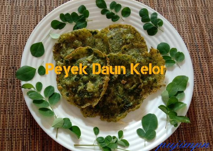 Resep 221. Peyek Daun Kelor, Enak