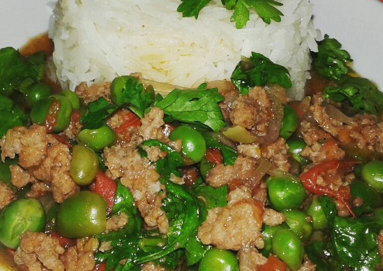 Recipe of Award-winning Minced meat &amp; peas