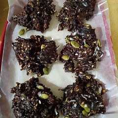 A picture of Low Carb No Bake Protein Cookies.