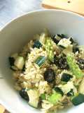 3F Kitchen - Spring Asparagus and Zucchini Orzo Salad / Vegan