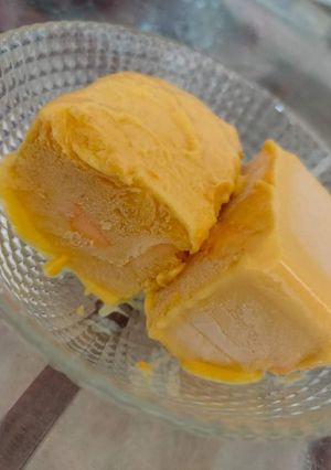 A picture of Mango Ice cream🍧🍨.