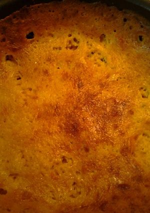 A picture of Eggplant cauliflower casserole, low carb.