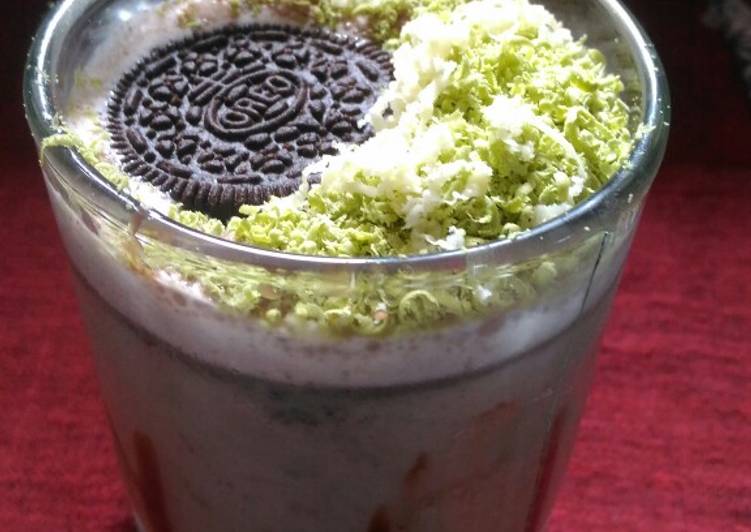 Milkshake vanila oreo jelly🍻